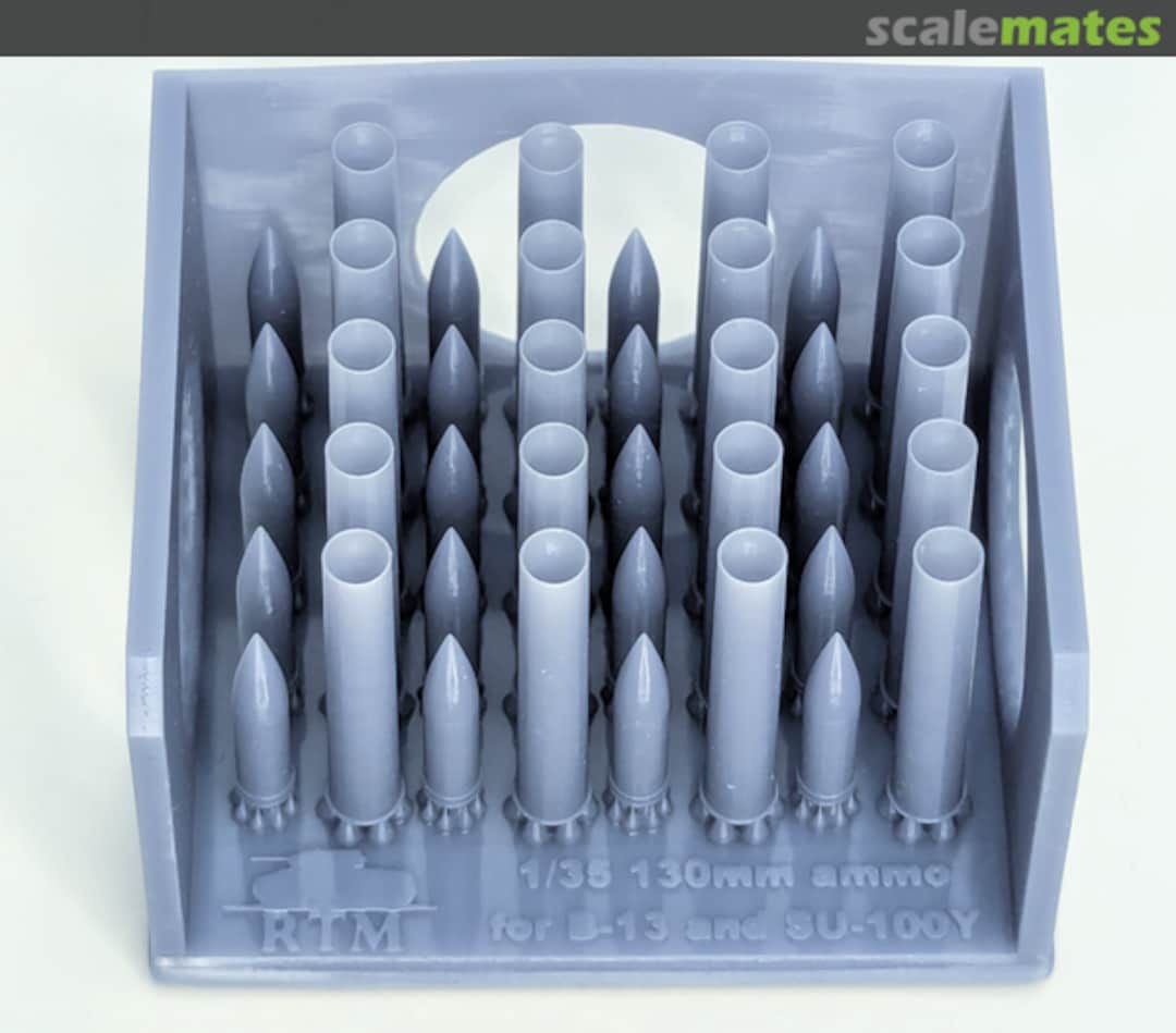 Boxart SU-100Y 130mm B-13 Gun Ammunition RTM-011 Resin Tech Models Boxart SU-100Y 130mm B-13 Gun Ammunition RTM-011 Resin Tech Models