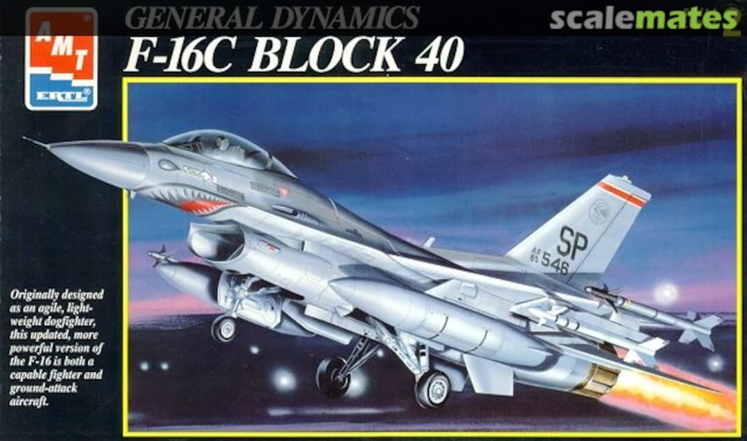 Boxart General Dynamics F-16C Block 40 8927 AMT/ERTL Boxart General Dynamics F-16C Block 40 8927 AMT/ERTL