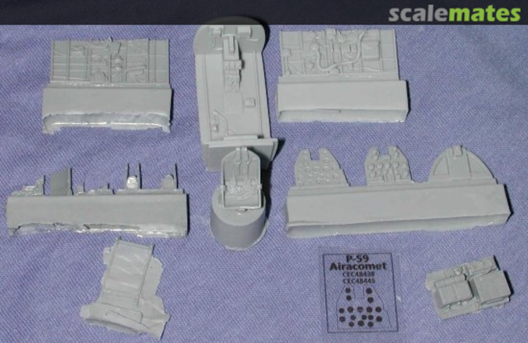 Boxart P-59 Super Detailed Cockpit CEC48438 Cutting Edge Modelworks Boxart P-59 Super Detailed Cockpit CEC48438 Cutting Edge Modelworks