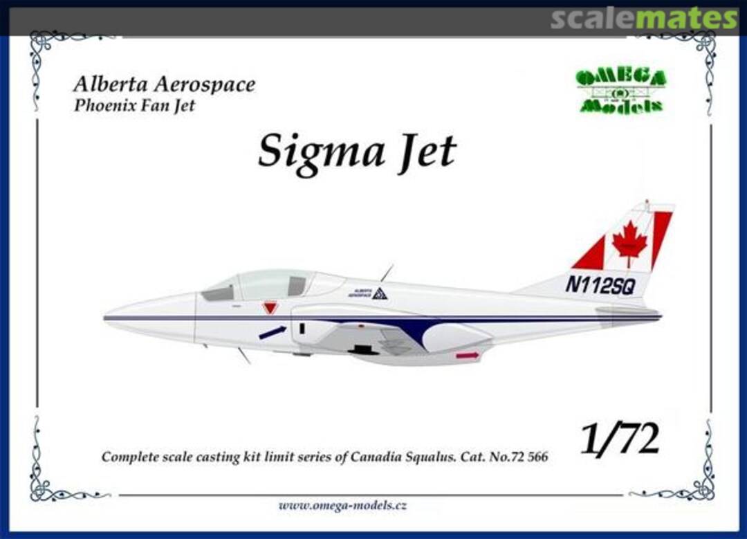 Boxart Sigma Jet 72566 Omega Models Boxart Sigma Jet 72566 Omega Models