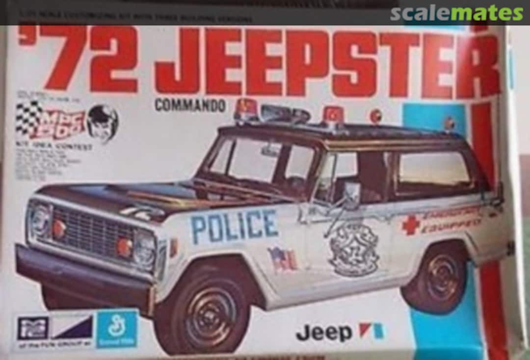 Boxart '72 Jeepster Commando 1-7220-225 MPC Boxart '72 Jeepster Commando 1-7220-225 MPC