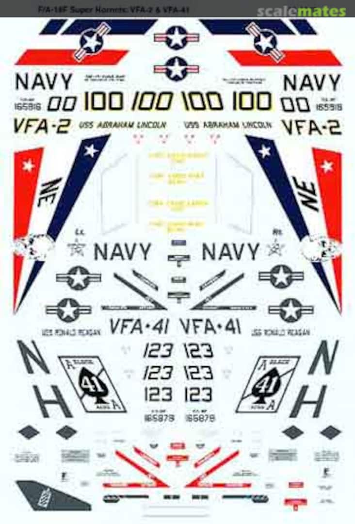 Boxart VFA-41 `Black Aces` & VF-2 `Bounty Hunters` CAG 48-1045 SuperScale International