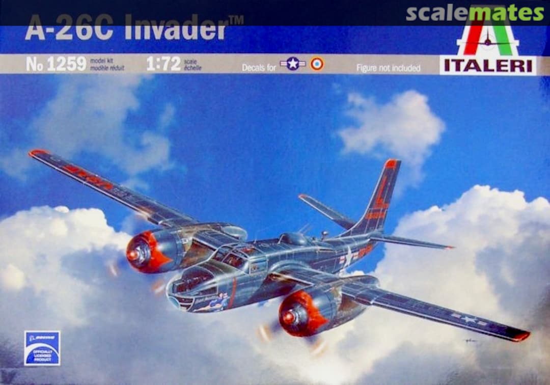 Boxart A-26C Invader 1259 Italeri Boxart A-26C Invader 1259 Italeri