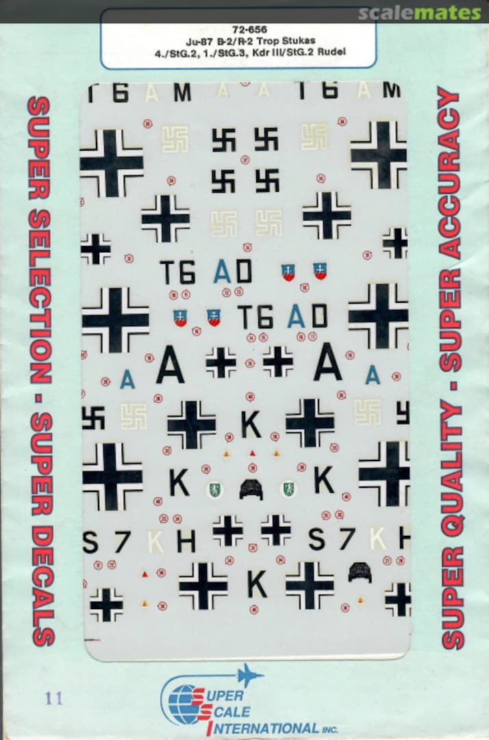 Boxart Ju-87 B-2 / R-2 72-656 SuperScale International Boxart Ju-87 B-2 / R-2 72-656 SuperScale International