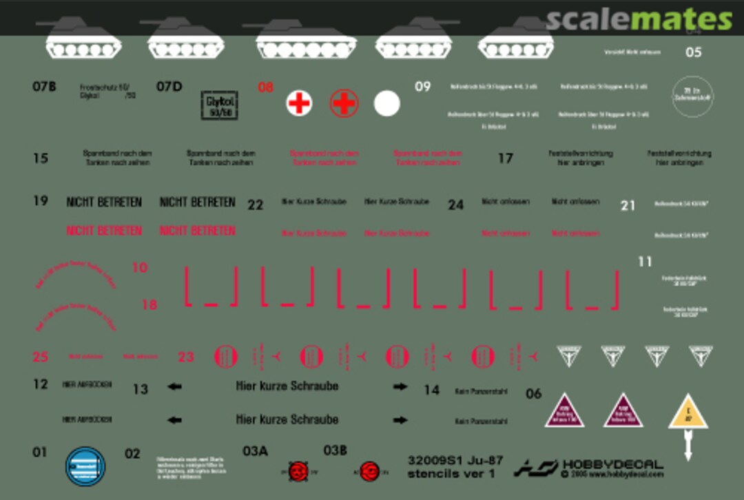 Boxart Ju 87 Stuka Stencils Ver 1.0 ST32009V1 HobbyDecal Boxart Ju 87 Stuka Stencils Ver 1.0 ST32009V1 HobbyDecal