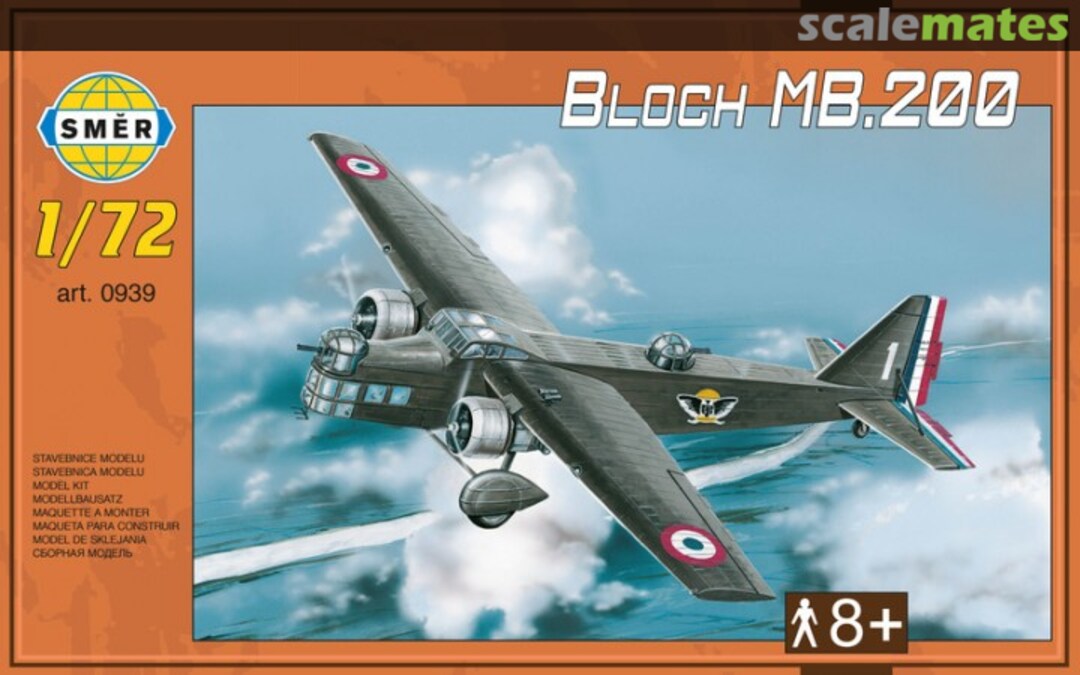 Boxart Bloch MB.200 0939 Směr