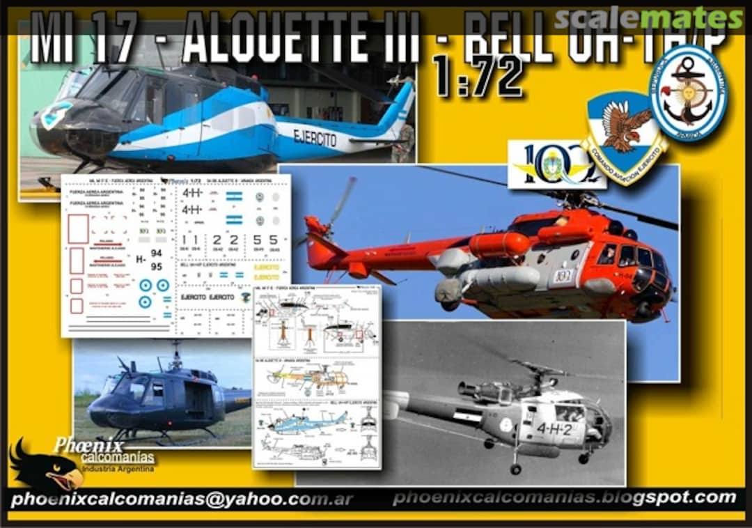 Boxart Bell UH-1H/P 72-4 Phoenix Calcomanias