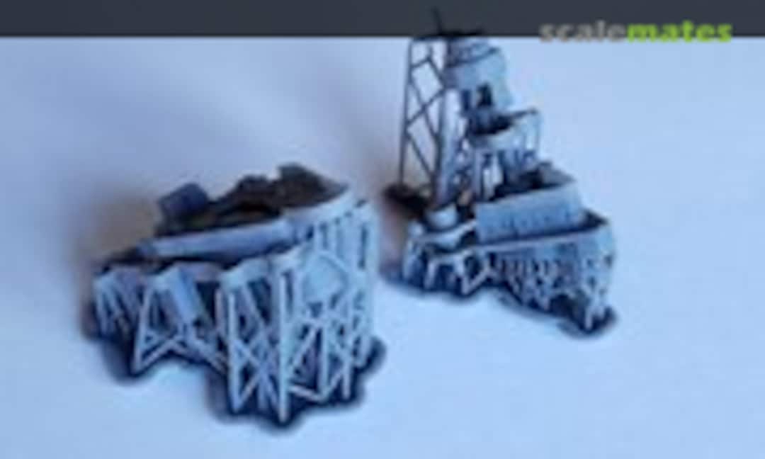 1:429 USS Pennsylvania BB-38 Forward Superstructure, 1945 (Model Monkey 426-BB38 1945) 426-BB38 1945