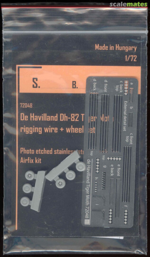 Boxart De Havilland Dh-82 Tiger Moth 72048 SBS Model Boxart De Havilland Dh-82 Tiger Moth 72048 SBS Model