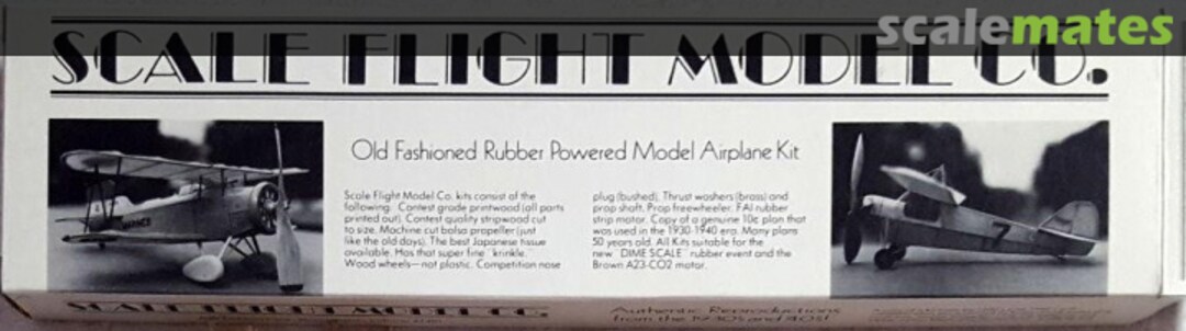 Boxart Vought Pursuit 1290 Scale Flight Model Co. Boxart Vought Pursuit 1290 Scale Flight Model Co.