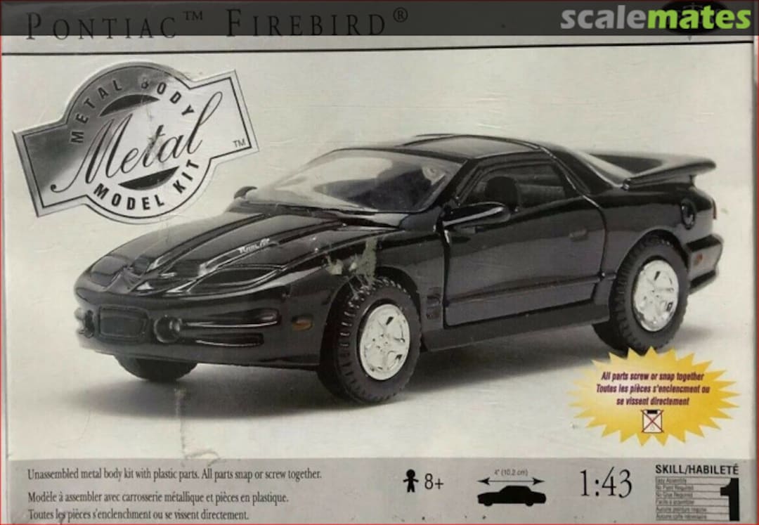 Boxart Pontiac Firebird 420018 Testors Boxart Pontiac Firebird 420018 Testors