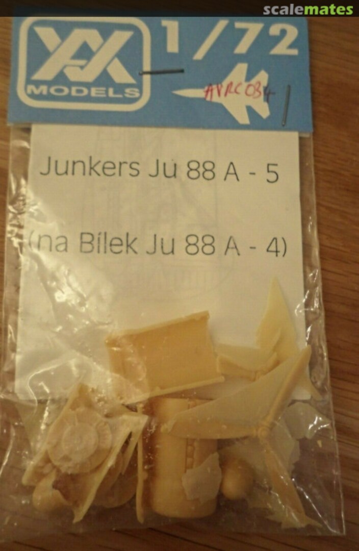 Boxart Junkers Ju 88 A-5 A+V Models Boxart Junkers Ju 88 A-5 A+V Models