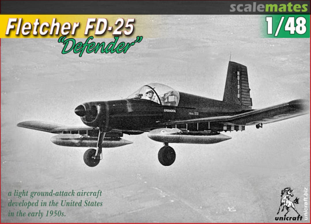 Boxart Fletcher FD-25 "Defender" 48006 Unicraft Models Boxart Fletcher FD-25 "Defender" 48006 Unicraft Models