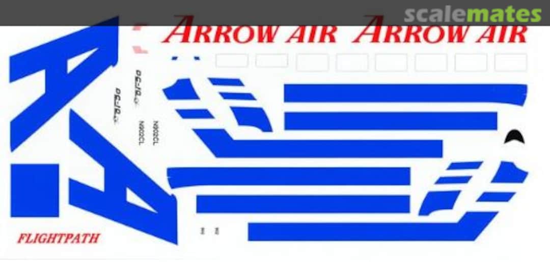 Boxart McDD DC-10-30CF Arrow Air (med Blue) FP44-271 Flightpath Decals Boxart McDD DC-10-30CF Arrow Air (med Blue) FP44-271 Flightpath Decals