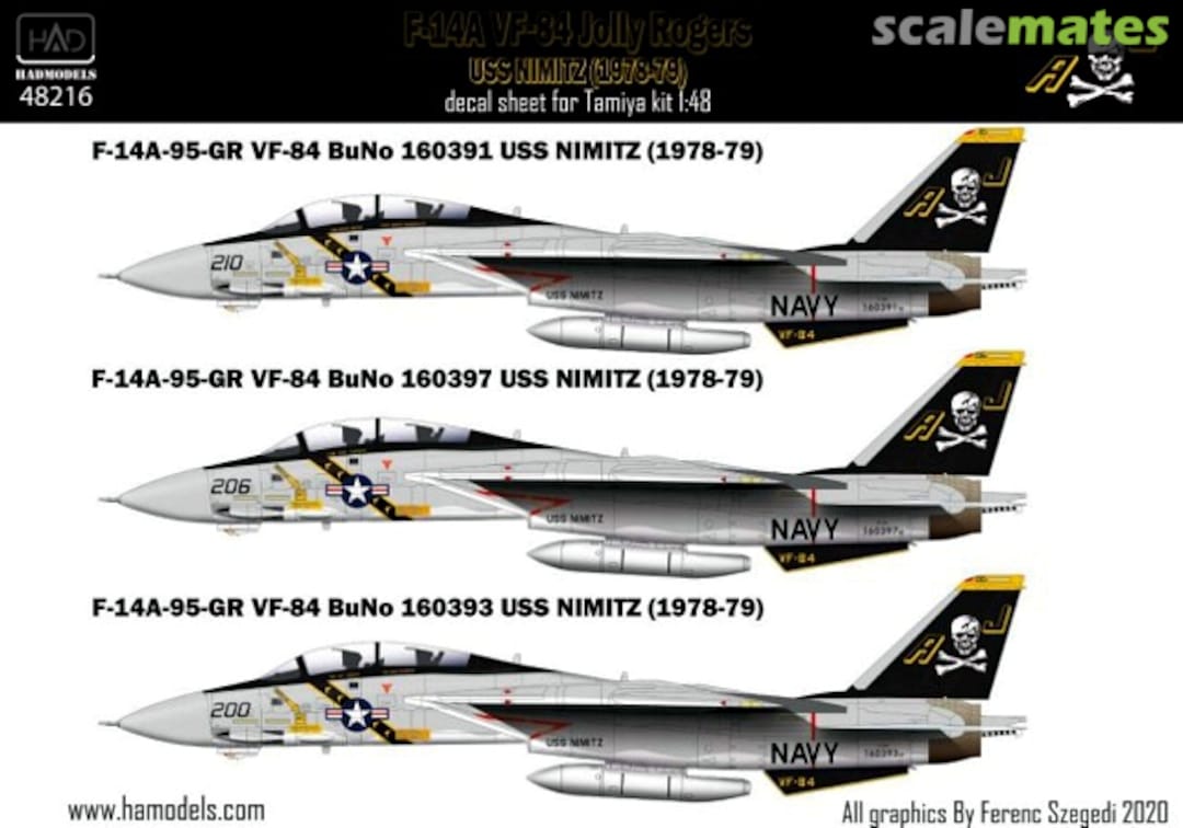 Boxart F-14A VF-84 Jolly Rogers 48216 HADmodels Boxart F-14A VF-84 Jolly Rogers 48216 HADmodels