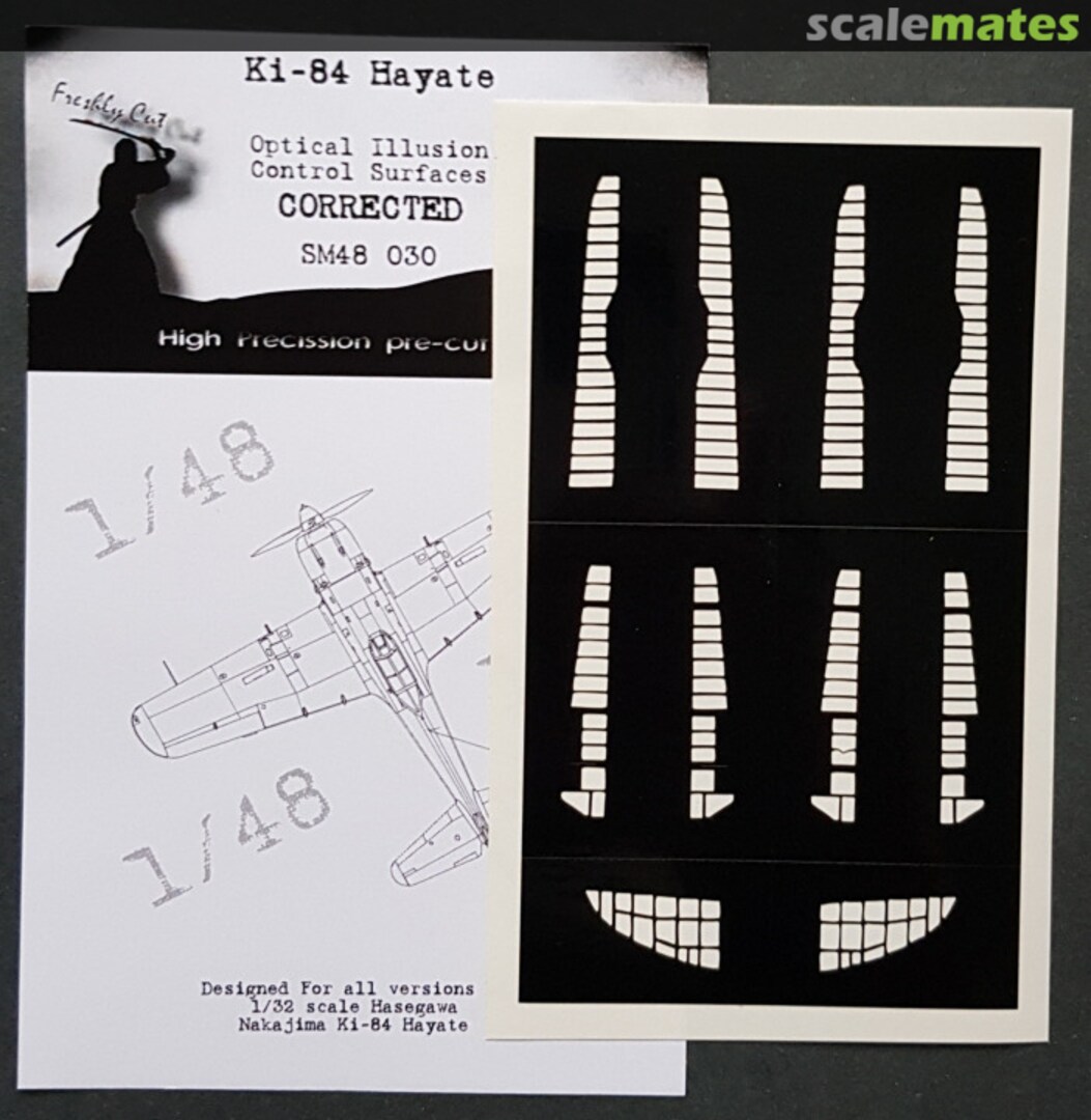 Boxart Nakajima Ki-84 Hayate Control Surfaces SM48030 DEAD Design Models Boxart Nakajima Ki-84 Hayate Control Surfaces SM48030 DEAD Design Models