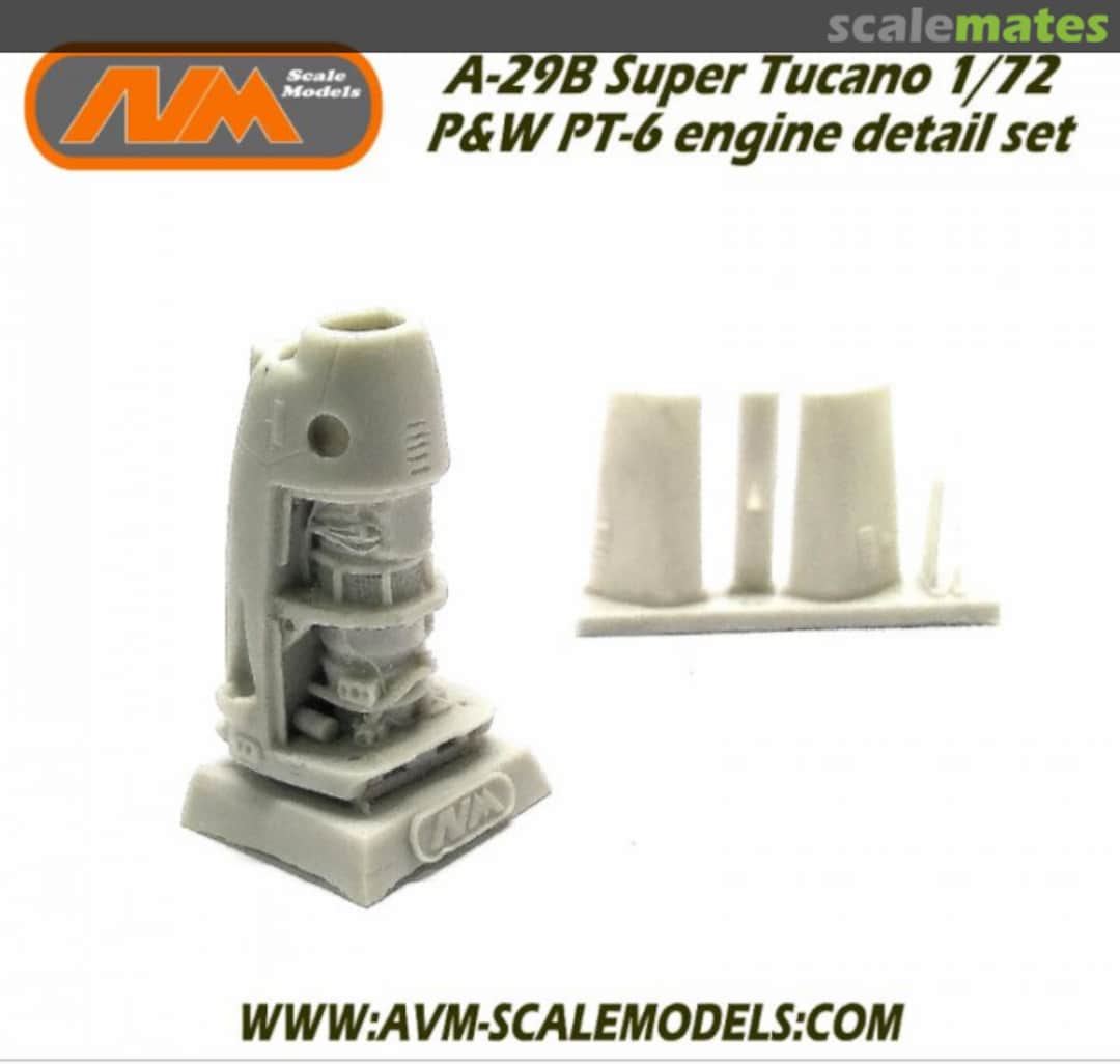 Boxart A-29 Super Tucano P&W PT-6 Engine P&W PT-6 AVM Scale Models Boxart A-29 Super Tucano P&W PT-6 Engine P&W PT-6 AVM Scale Models