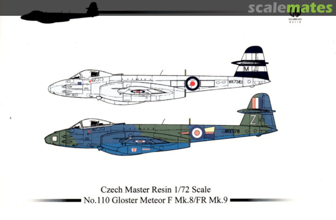 Boxart Gloster Meteor F Mk.8/FR Mk.9 No.110 CMR