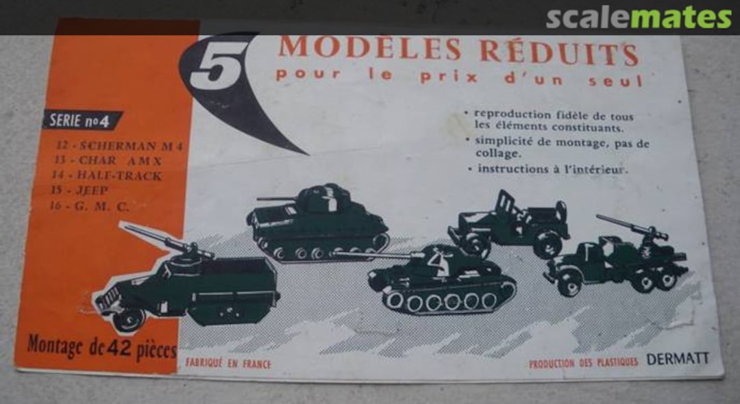 Boxart 5 Modeles Reduit Serie No 4 Plastiques Dermatt