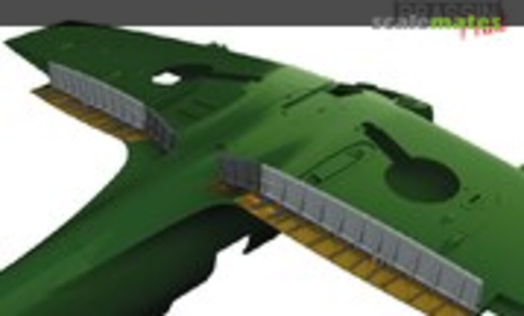 1:48 Spitfire Mk.VIII landing flaps (Eduard 648759)