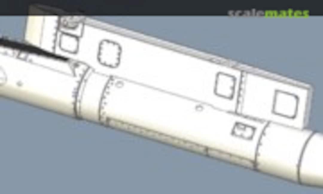 1:48 Thomson-CSF ATLIS II Targeting Pod & ADP 180 Rack (L'Arsenal AC 48 92) AC 48 92