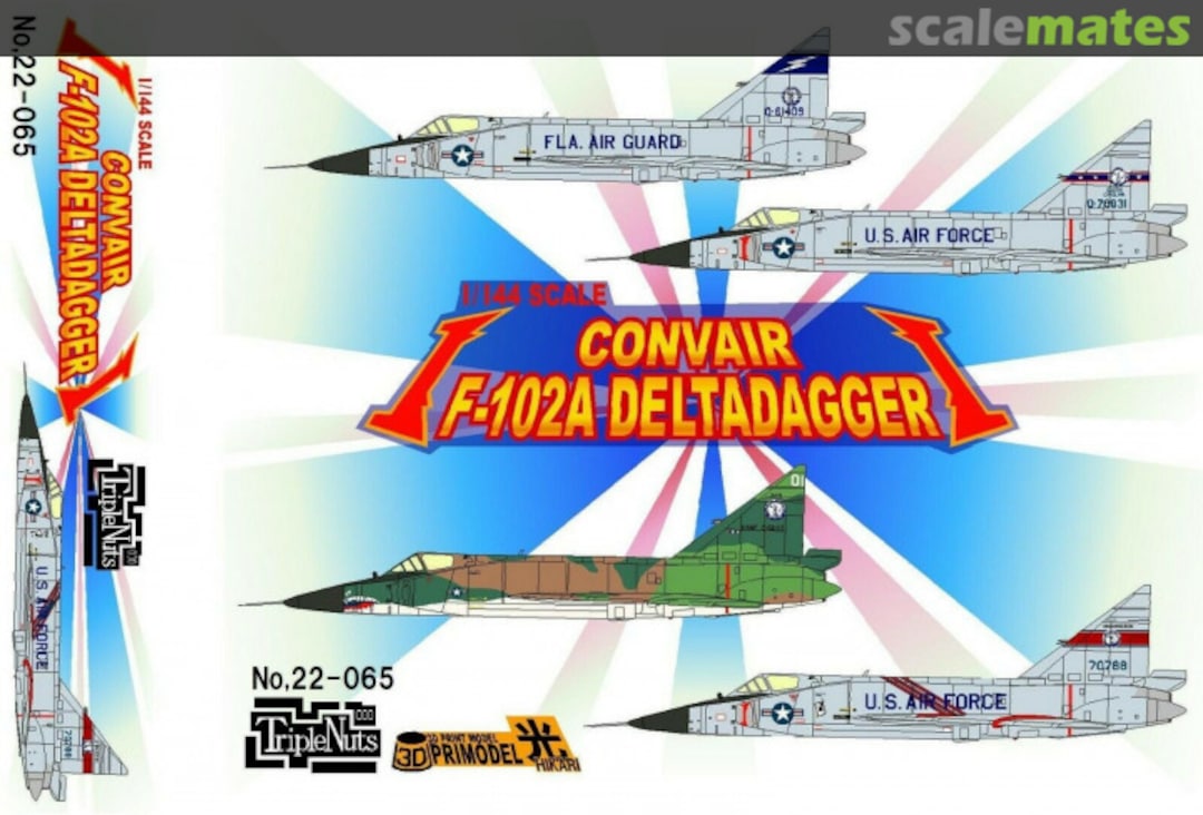 Boxart Convair F-102A Delta Dagger 22-065 Triple Nuts