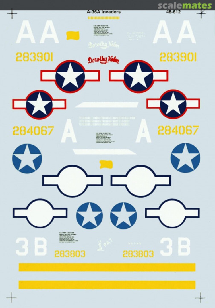 Boxart A-36A Invaders 48-612 SuperScale International Boxart A-36A Invaders 48-612 SuperScale International