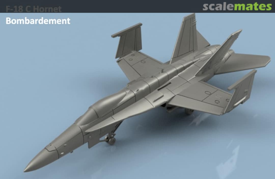 Boxart F-18 C Hornet bombing folded wings (5 planes) 3D350106 L'Arsenal