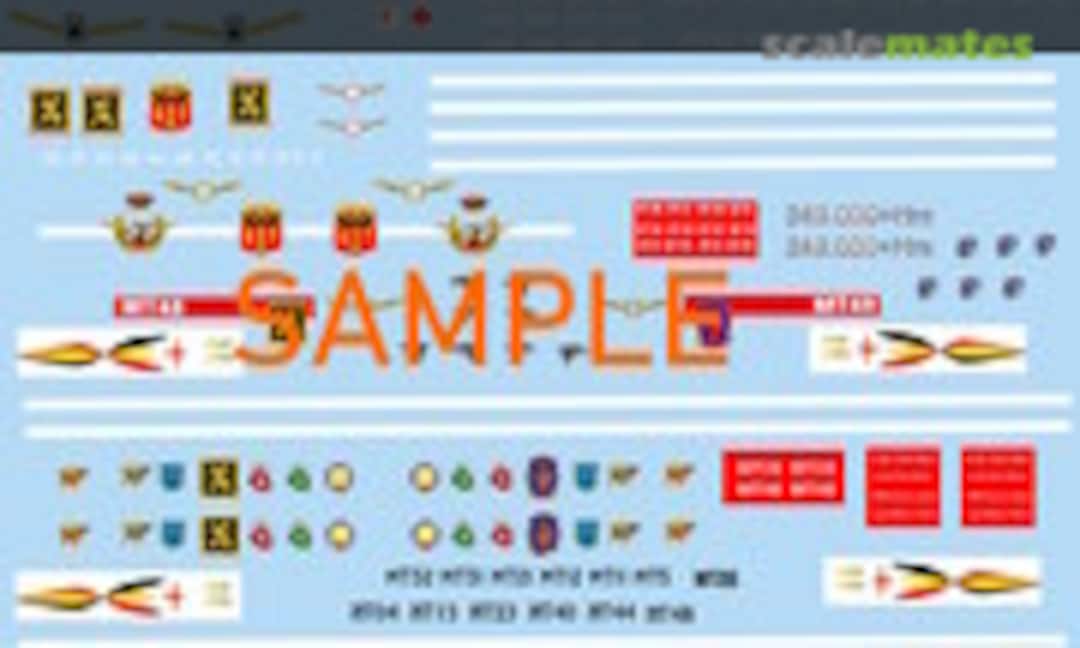 1:72 Fouga Magister Red Devils (Stropdecal )