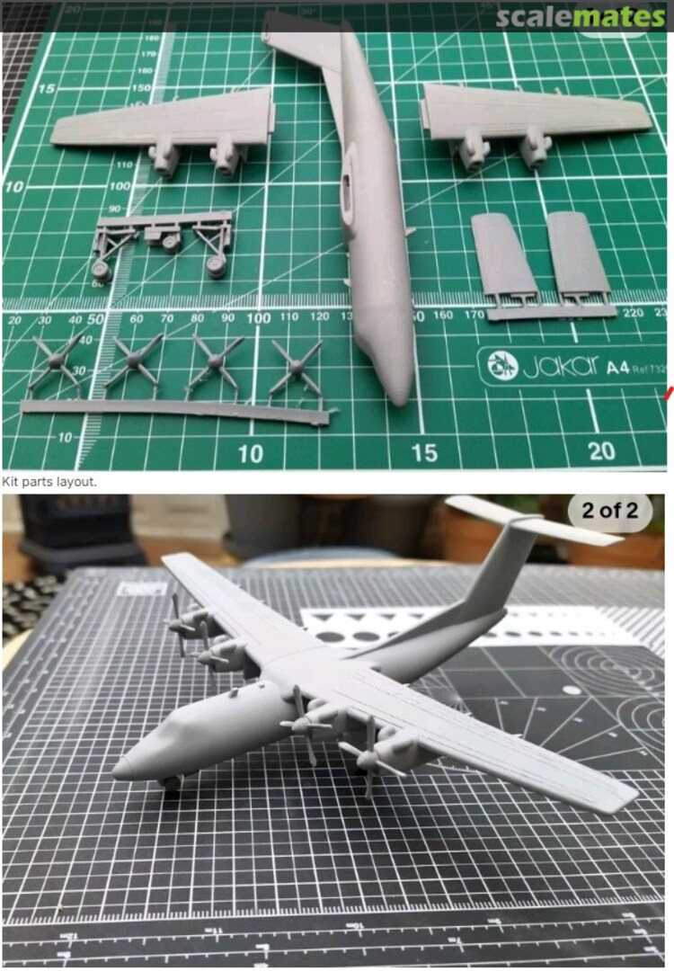 Boxart De Havilland Canada DHC-7 / CC-132 Dash 7 144-DHC-7 Model Design Construction Boxart De Havilland Canada DHC-7 / CC-132 Dash 7 144-DHC-7 Model Design Construction