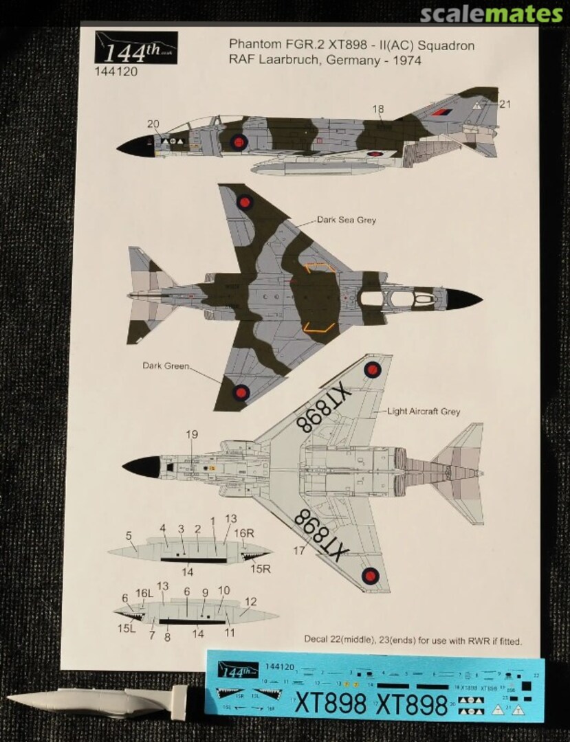 Boxart Phantom FGR.2 Recognition (Reconnaissance) Pod w/ Decals 144120 144th.co.uk Boxart Phantom FGR.2 Recognition (Reconnaissance) Pod w/ Decals 144120 144th.co.uk