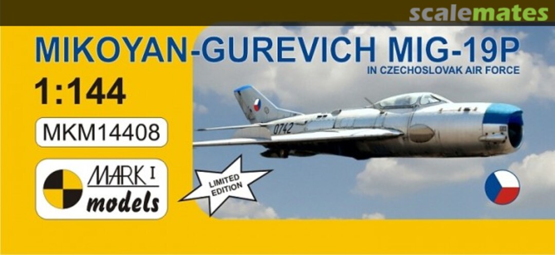 Boxart Mikoyan-Gurevich MiG-19P MKM14408 Mark I Models