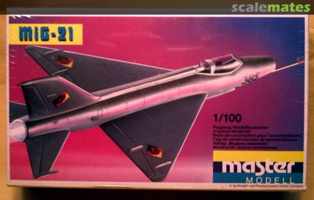 Boxart MiG-21 1005 Master Modell Boxart MiG-21 1005 Master Modell