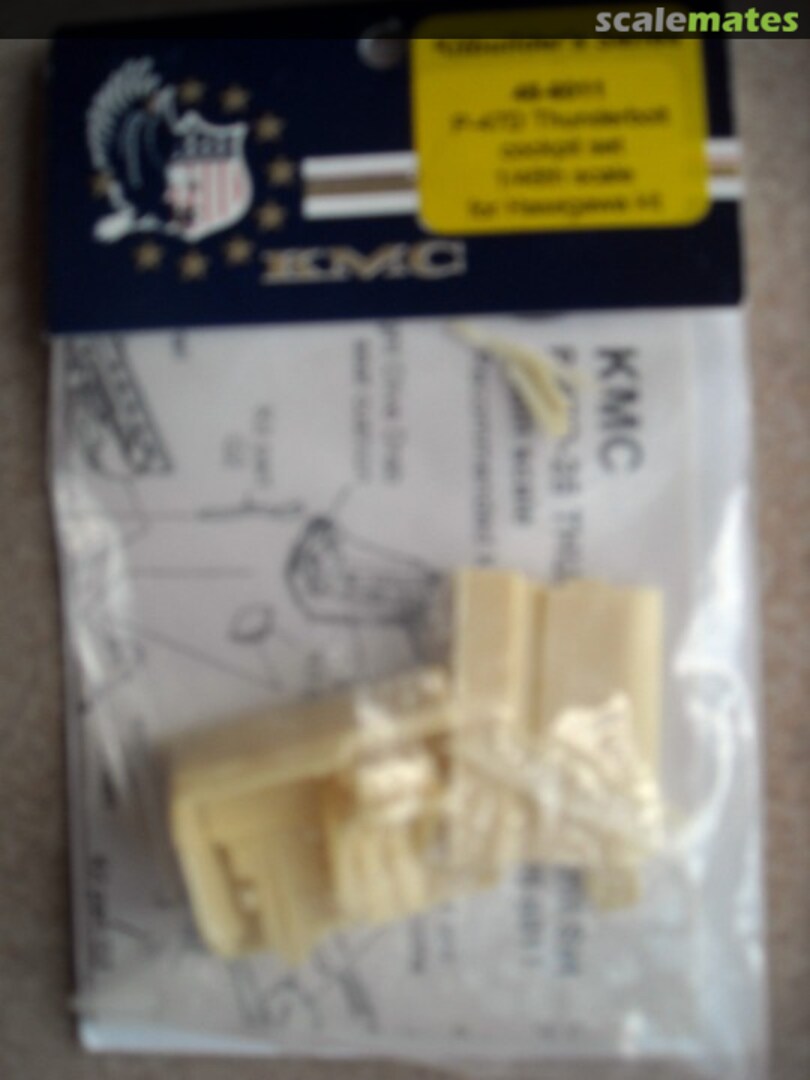 Boxart P-47D Thunderbolt Cockpit Set 48-6011 KMC Boxart P-47D Thunderbolt Cockpit Set 48-6011 KMC