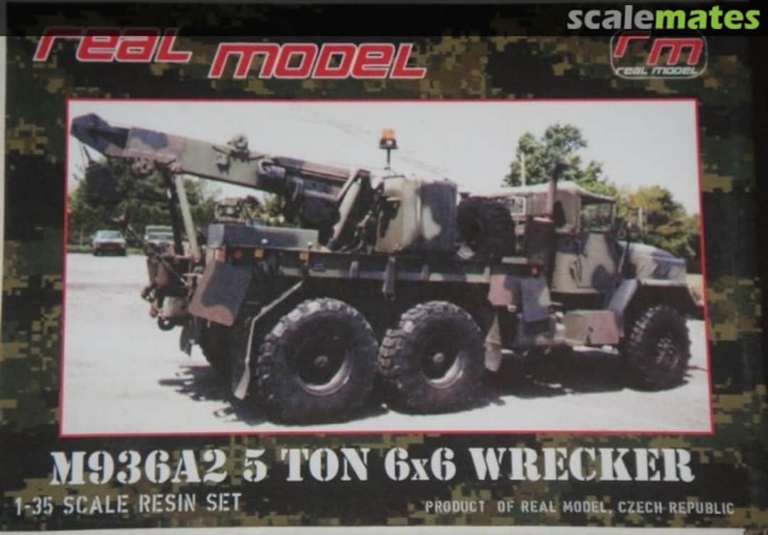 Boxart M936A2 5 ton 6x6 wrecker RM35083 Real Model Boxart M936A2 5 ton 6x6 wrecker RM35083 Real Model
