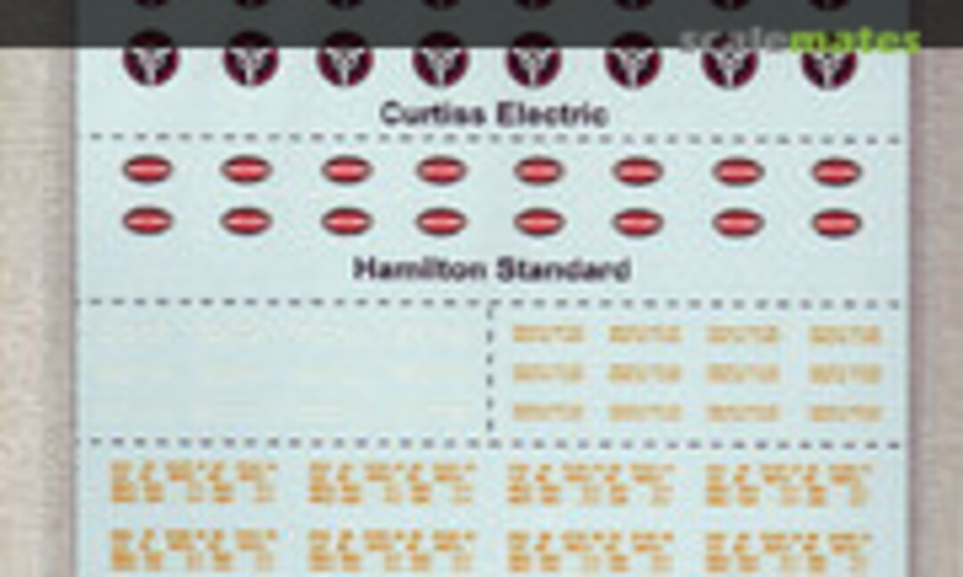 1:48 US Propeller Stencilling (Authentic Decals 48-02) 48-02