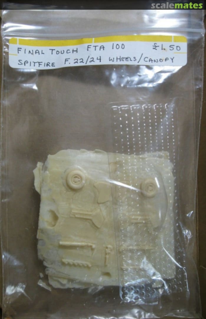 Boxart Spitfire F.22/24 Wheels/Canopy FTA100 The Final Touch Boxart Spitfire F.22/24 Wheels/Canopy FTA100 The Final Touch