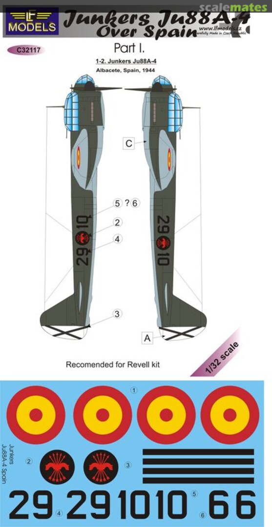 Boxart Junkers Ju88A-4 C32117 LF Models Boxart Junkers Ju88A-4 C32117 LF Models