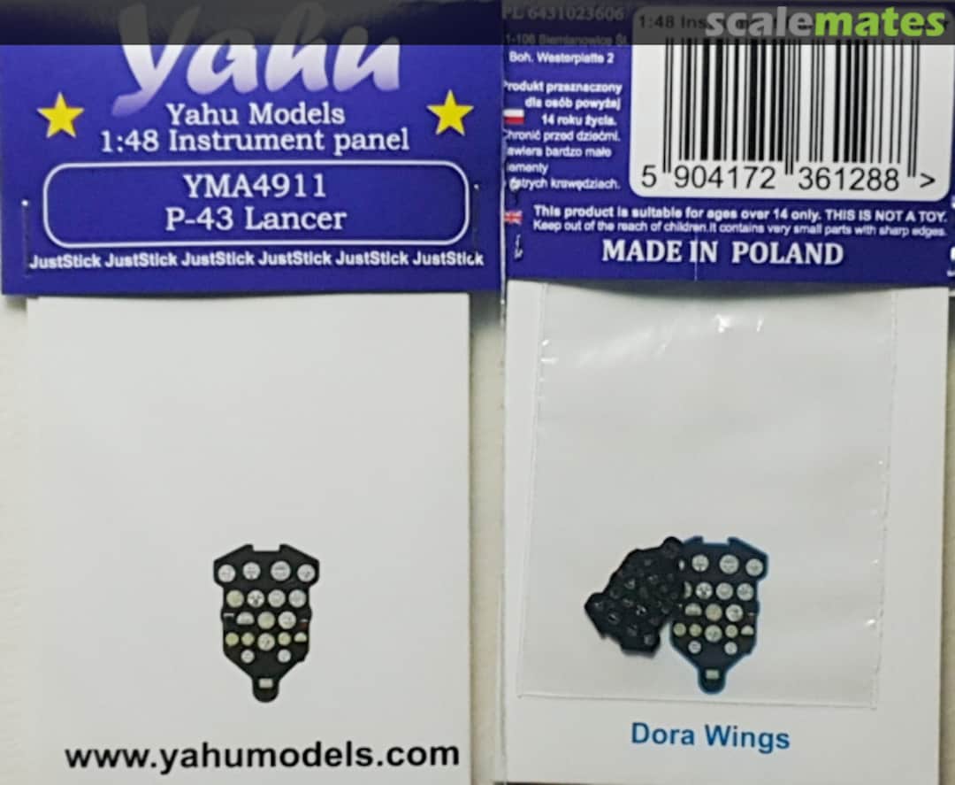 Boxart P-43 Lancer YMA4911 Yahu Models Boxart P-43 Lancer YMA4911 Yahu Models