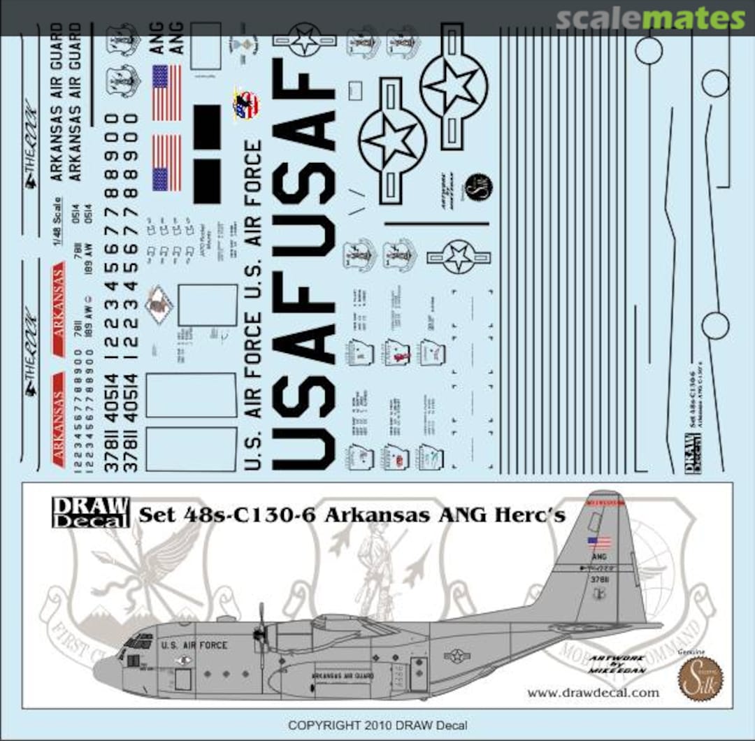 Boxart Lockheed C-130 Hercules 72-C130-6 Draw Decal Boxart Lockheed C-130 Hercules 72-C130-6 Draw Decal