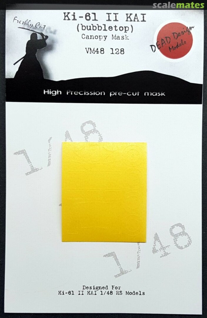 Boxart Kawasaki Ki-61-II KAI Bubbletop Masks VM48128 DEAD Design Models