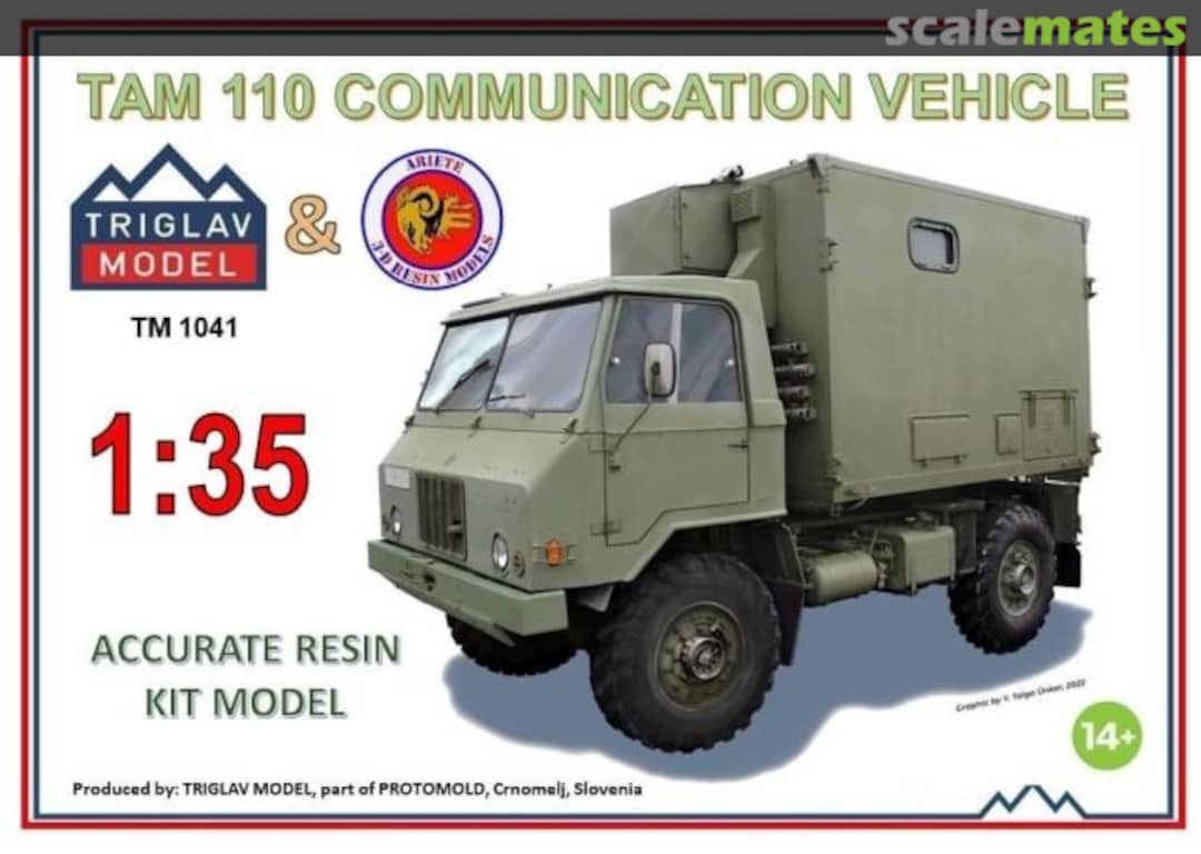 Boxart TAM 110 Communication Vehicle TM1041 Triglav model