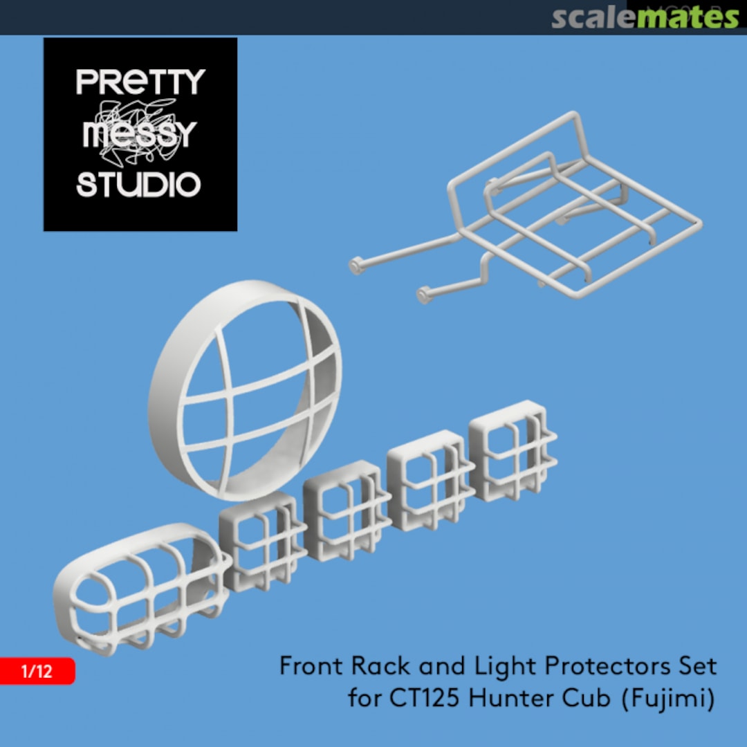 Boxart Rack and Protectors for Honda CT125 MC01-R Pretty Messy Studio Boxart Rack and Protectors for Honda CT125 MC01-R Pretty Messy Studio