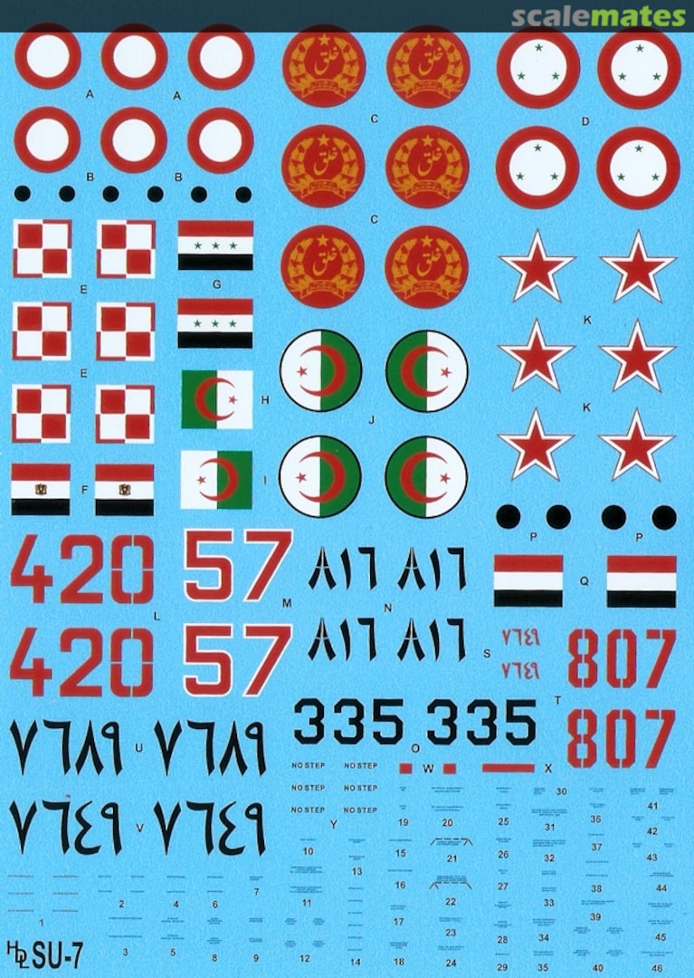 Boxart Su-7 BMK / BKL Fitter A 72-042 Hi-Decal Line Boxart Su-7 BMK / BKL Fitter A 72-042 Hi-Decal Line