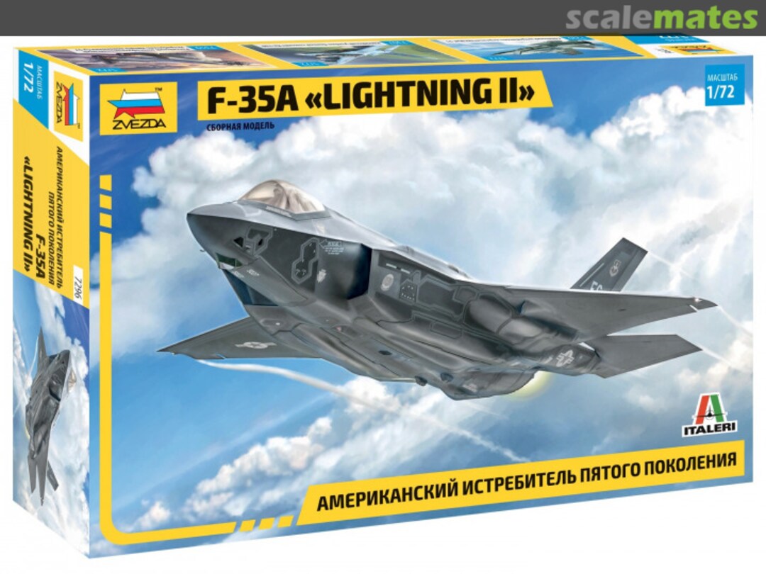 Boxart F-35A "Lightning II" 7296 Zvezda Boxart F-35A "Lightning II" 7296 Zvezda