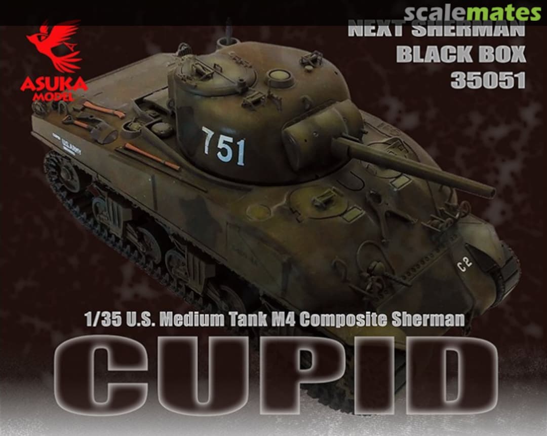 Boxart U.S. Medium Tank M4 Composite 35-051 ASUKA Model Boxart U.S. Medium Tank M4 Composite 35-051 ASUKA Model