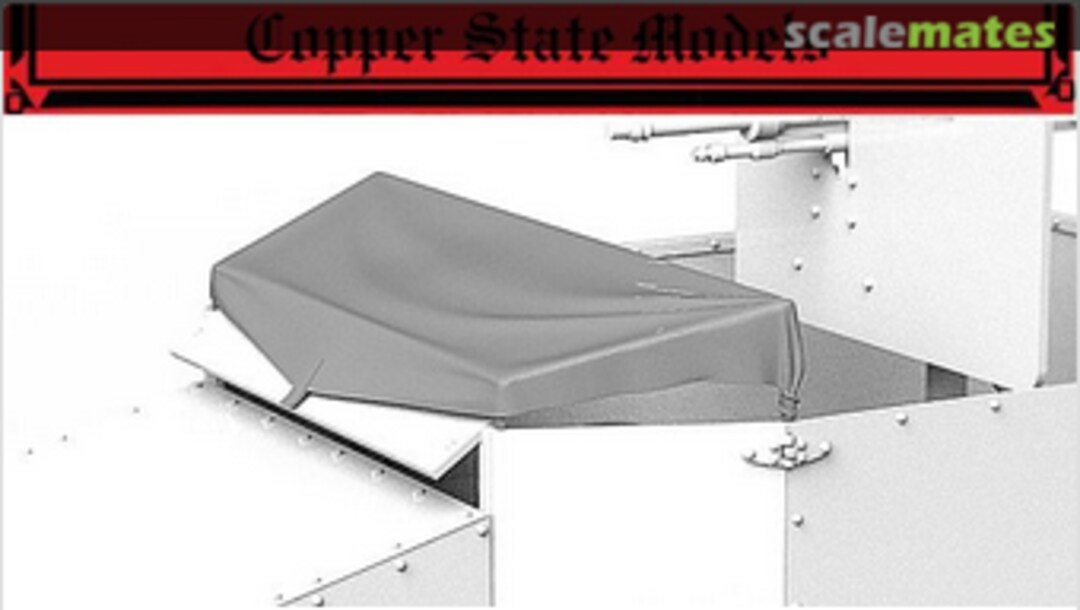 Boxart Fabric Canopy for French Armored Car Modele 1914 A35-023 Copper State Models Boxart Fabric Canopy for French Armored Car Modele 1914 A35-023 Copper State Models