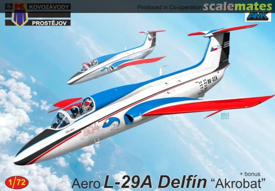Boxart Aero L-29A Delfín KPM0466 Kovozávody Prostějov