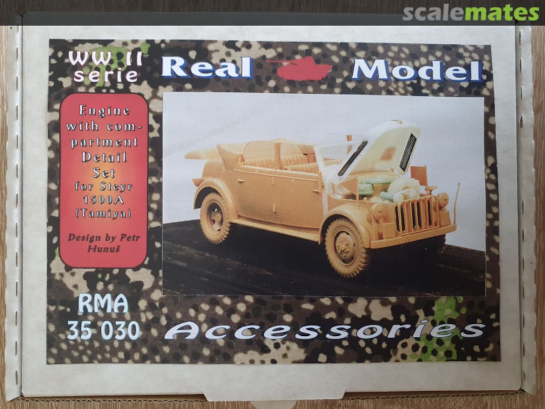 Boxart Engine with compartment Detail Set RMA35030 Real Model