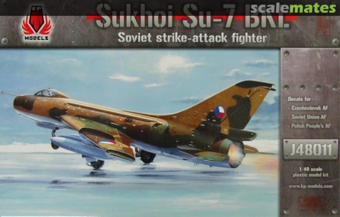 Boxart Sukhoi Su-7 BKL Fitter-A J48011 KP Models Boxart Sukhoi Su-7 BKL Fitter-A J48011 KP Models